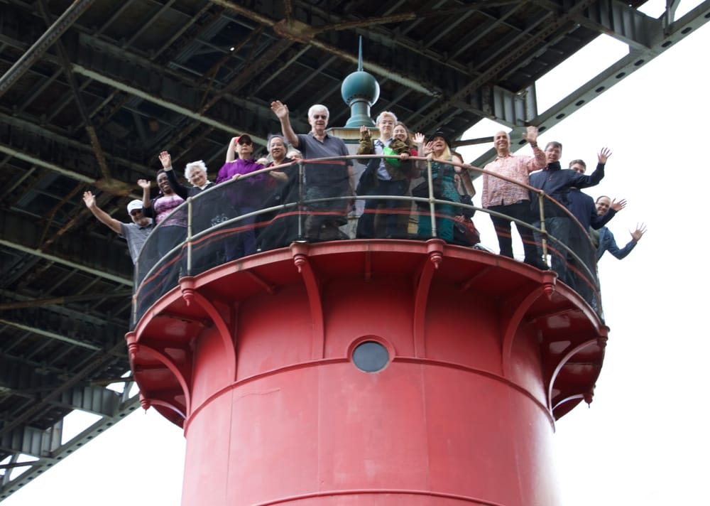 Insiders atop NYC's Little Red Lighthouse