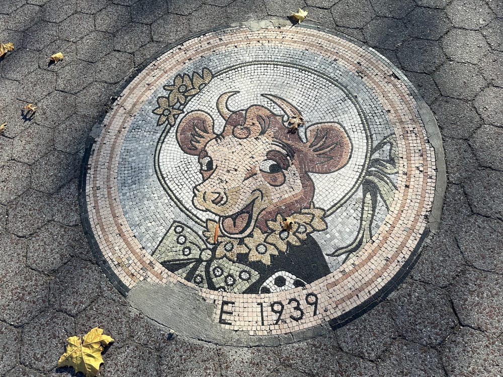 Mosaic of Elsie the Cow