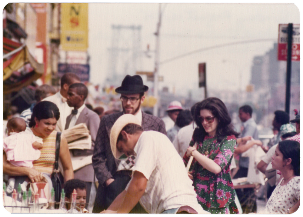 A crowd of people on the Lower East Side