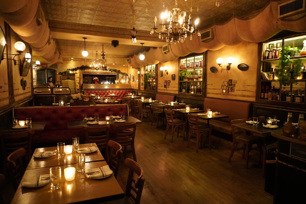 Interior view of the dining room at Uva Next Door