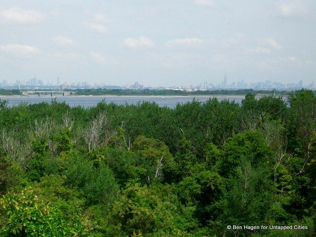 Aerial view of Fort Tilden