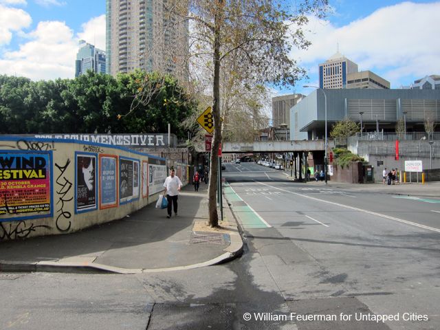   Site of UTS's Frank Gehry designed Dr Chau Chak Wing building: