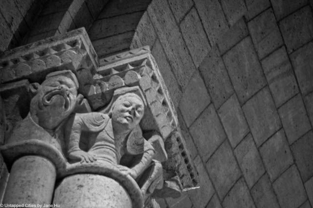 Cloisters column detail