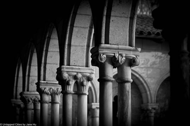 Cloisters columns