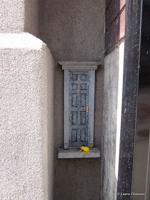 The Urban Fairy Door in Ann Arbor next to Seyfried Jewelers