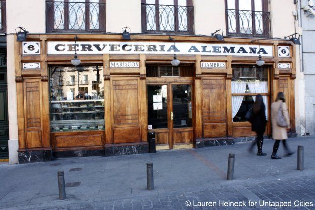 Hemingway Madrid Cerveceria Alemana Plaza Santa Ana