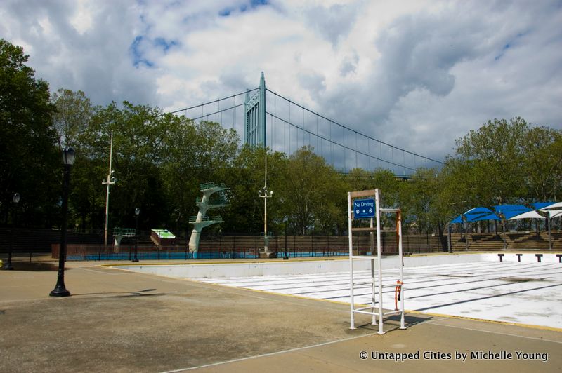 Astoria Park Pool-WPA Era-Robert Moses-Art Deco-Vintage Photo-Queens-NYC-003