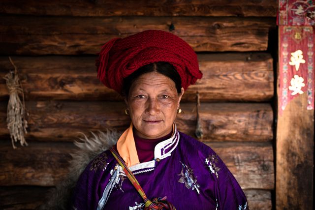 Ama, one of the matriarchs of Lige Village in Lake Lugu, and my personal guide into the world of the Moso.