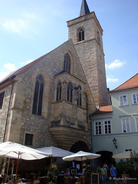 Weingemarkt platz in Erfurt