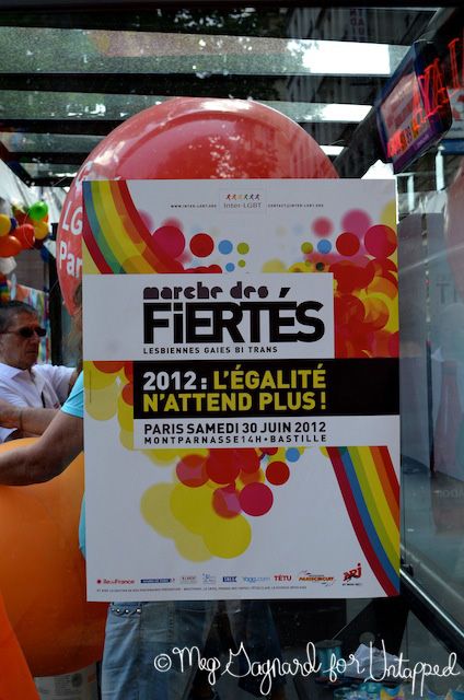 Gay Pride, Paris, Marché des fiertés