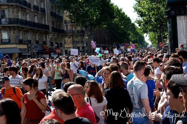 Gay Pride, Paris, Marché des fiertés