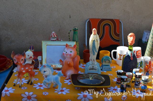 Mezilles, France, Bourgogne, Vide grenier