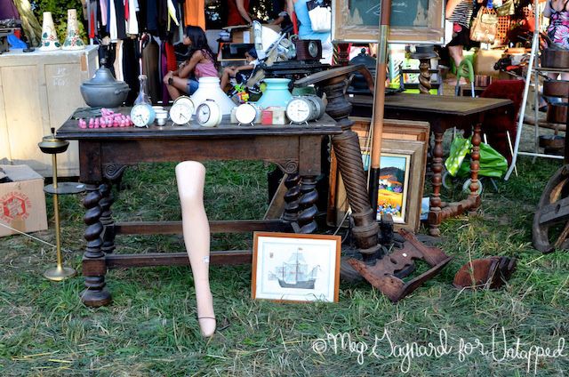 Mezilles, France, Bourgogne, Vide grenier