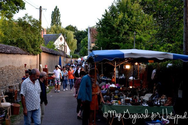 Mezilles, France, Bourgogne, Vide grenier