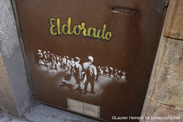 A graffiti in El Born Barcelona