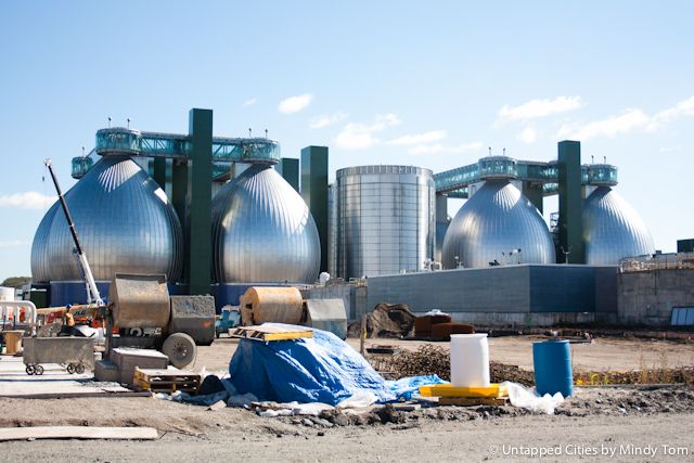 Newtown Creek Sewage Treatment Plant Digester Eggs