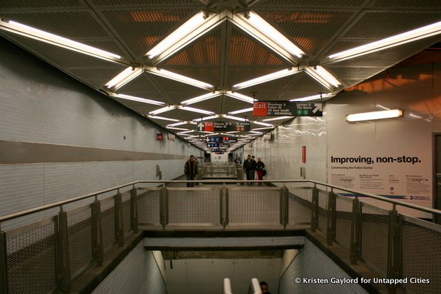 A Fulton Center passageway.