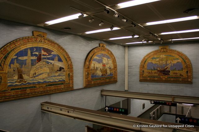 Frederick Dana Marsh, "Marine Grill Murals," 1913. Reinstalled 2011.