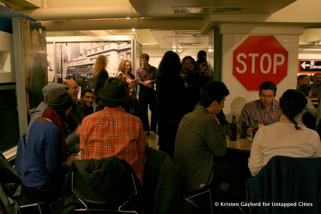 The overflow room, where teams competed without a table to write on!