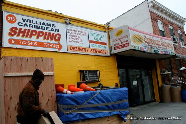 Williams Caribbean Shipping at Fulton Street and Howard Avenue.