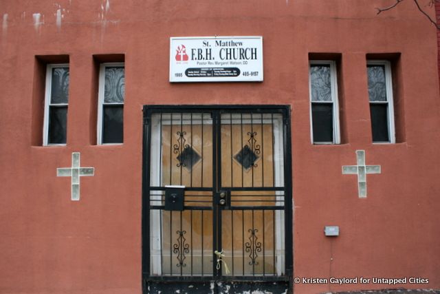 Fulton Street is absolutely chock-full of churches. St. Matthew F.B.H. Church at 1995 Fulton Street...