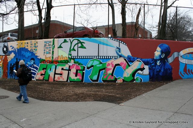 East New York pride (and an avid reader) at Fulton Street and Van Sinderen Avenue.