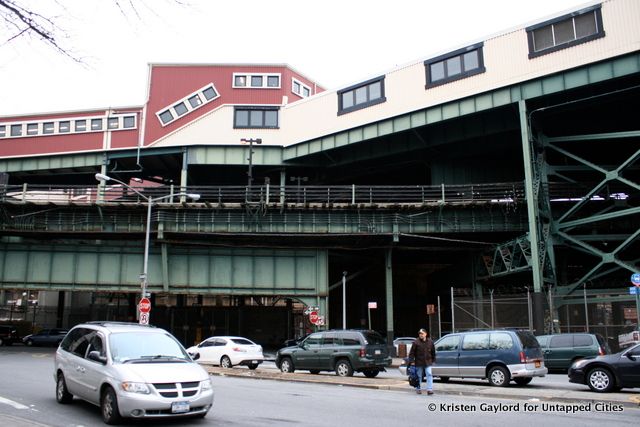 The transit hub of Broadway Junction station.