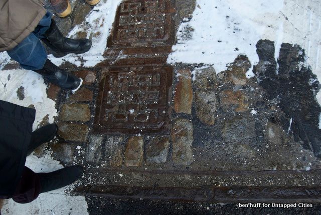 Remnants of the 3rd Avenue trolley tracks