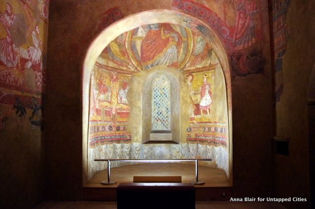 Saint Theudère, a church in Isère reconstructed in the Cite de l'Architecture et du Patrimoine