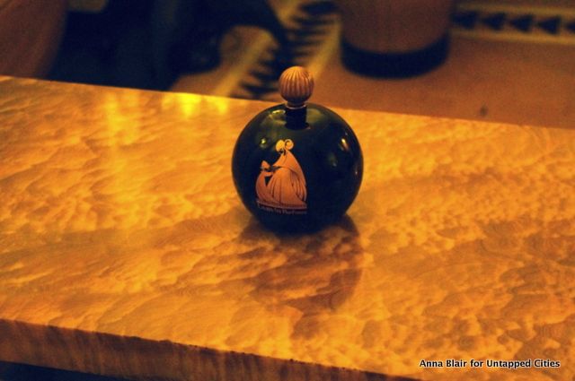 Perfume bottle in Jeanne Lanvin's apartment in the Musée des Arts Decoratifs