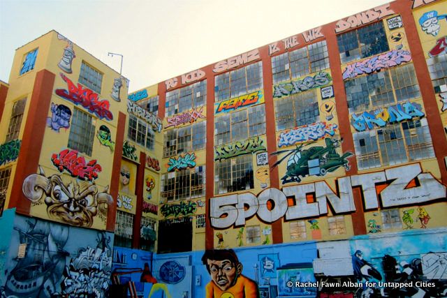 Walls around the 5pointz Loading Dock. 