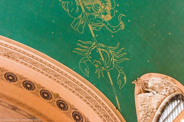 Grand Central cancer crab constellation mural Untapped New York