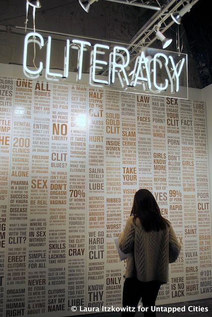 Cliteracy by Sophia Wallace, represented by Baang + Burne Contemporary