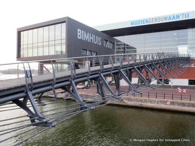 Outside the Bimhuis in Amsterdam