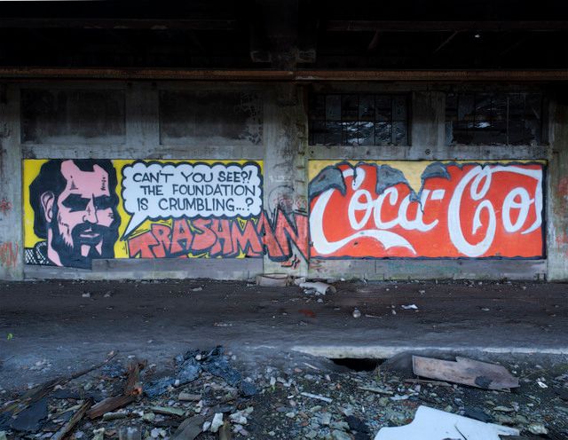 Spain Rodriguez Mural in the Central Terminal Building. Photos by Tullis Johnson, Courtesy of the Burchfield Penney Art Center