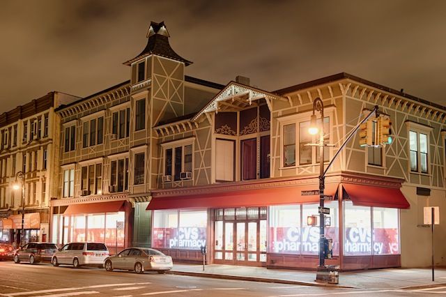 Keramos Hall at night, 2013, photo by Michal Nowicki.