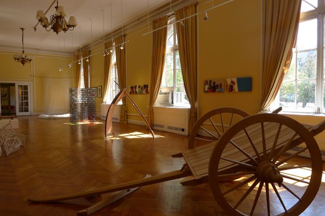 One of the 3 event spaces on the main floor curated by the West Harlem Art Fund