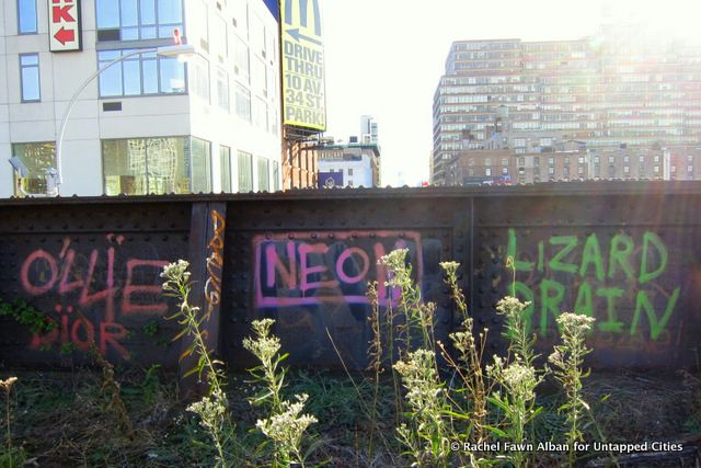 High Line Section 3 - Hudson Rail Yards - Graffiti - Carol Bove Art Tour -  Untapped Cities- Rachel Fawn Alban-019