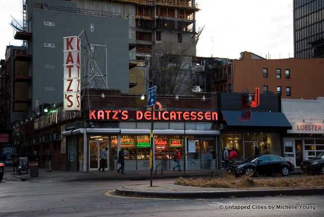 Katzs Delicatessen-Lower East Side-Houston Street-Exterior-Neon Sign-NYC