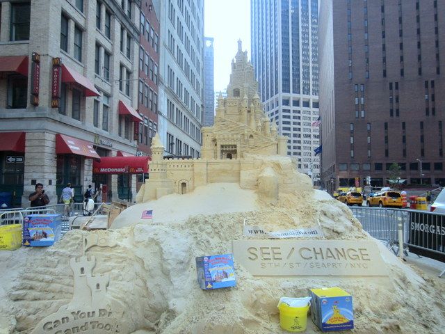 sand castle See:Change-Water St Financial District-NYC New York-Untapped Cities