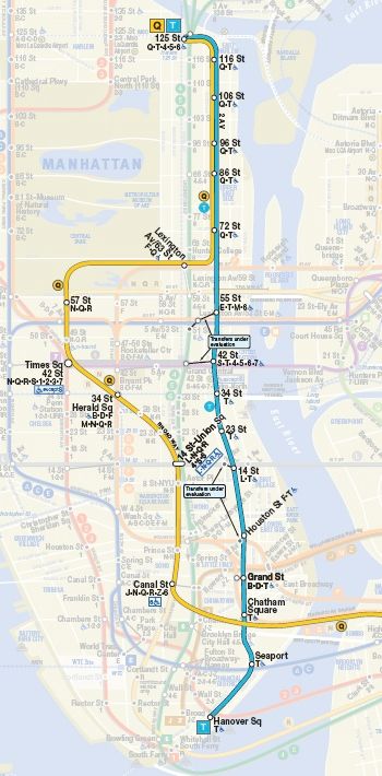 Second Avenue Subway Map MTA Untapped Cities