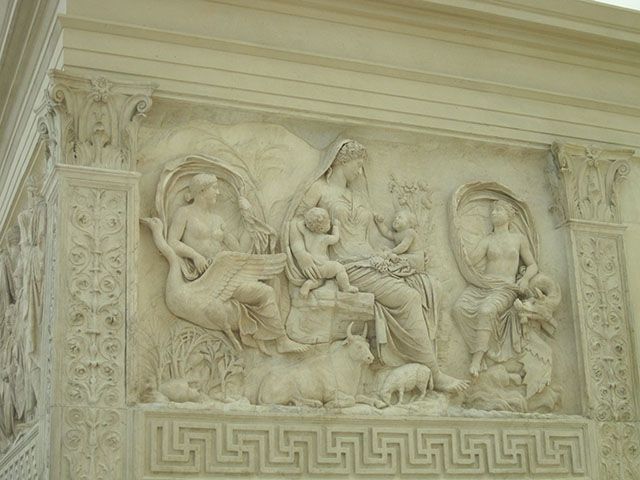 Untapped Cities Rome Ara Pacis E Ryan altar detail 2