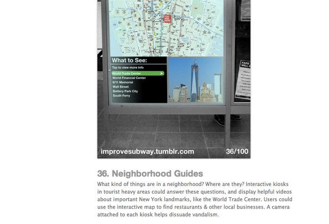 100 Improvements to the Subway-Randy Gregory Design-SVA-Branding-NYC MTA-Neighborhood Guides