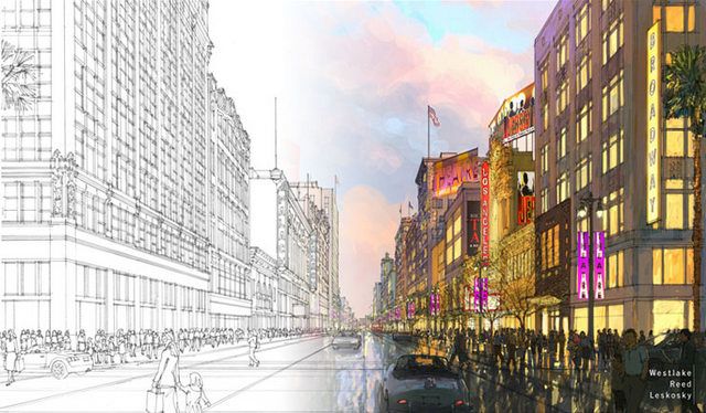 Bringing Back Broadway-Los Angeles-Rendering