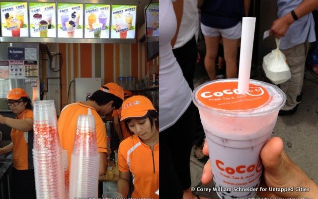 CoCo Fresh Tea & Juice Collage-Taro Milk Tea-Flushing-Queens-Untapped Cities-Corey William Schneider