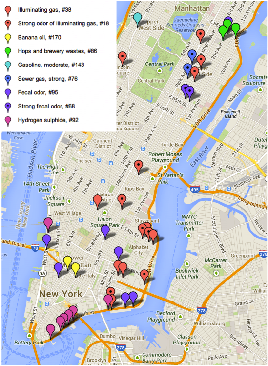 Sewer-Map-NYC 1910 Metropolitan Sewerage Commission-with-Legend