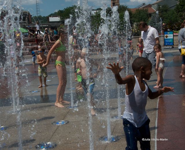 Washington Park water feature