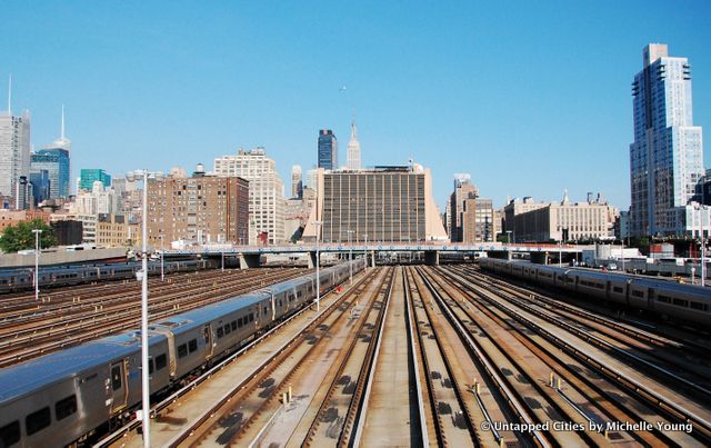 Hudson Yards-High Line Section Three-Rail Yards-NYC