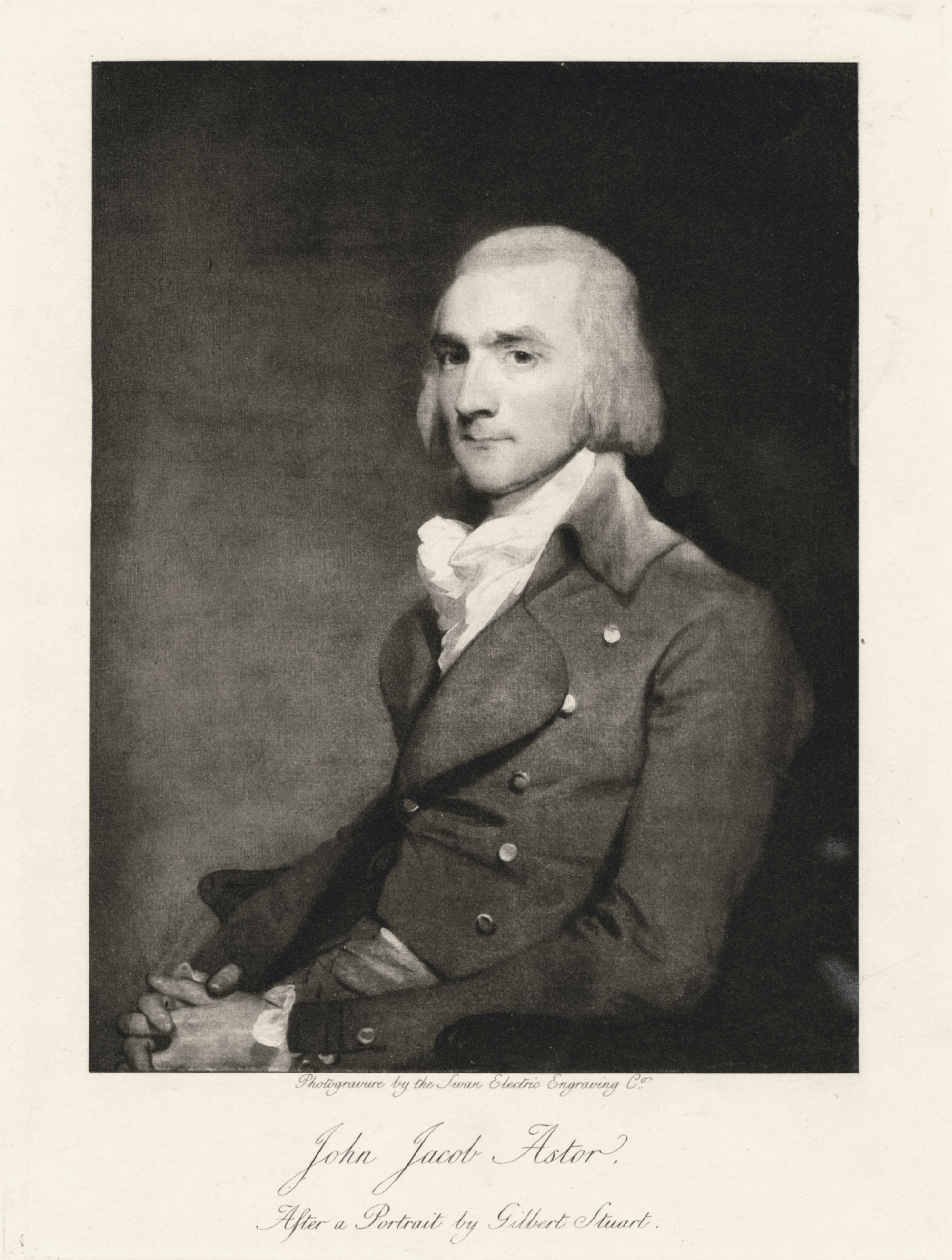 Portrait of John Jacob Astor real estate mogul wealthy families nineteenth century lower manhattan new york untapped cities samantha sokol