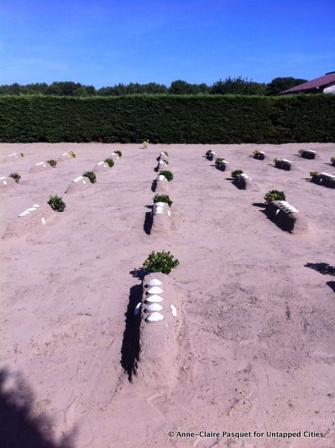 Silent Sisters-Anglet-Bernardine Convent-Cloister-Biarritz France-Sand Tombstones-Cemetery-Shells-003